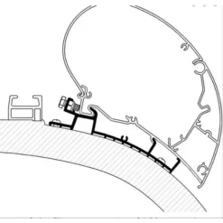 Thule Adapter Carthago Chic, Länge 5,5 M