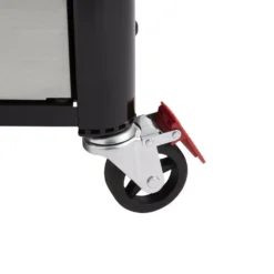 Weber Outdoorküche BBQ-Kitchen 231, 2er Set Für Genesis S-335 Mit Seitenkocher -Campingausrüstung Caster Locked SS rgb 11 26572