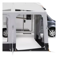 Wohnwagen Luftvorzelt Dometic Residence AIR Tour | Grösse 16 | 1.015 - 1.040 Cm -Campingausrüstung abnehmbare frontteile seitenteile mit reissverschluss dometic wohnwagenvorzelt residence air tour 700 14 27360
