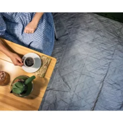 Teppich Outwell Cozy Carpet Michigan 4 Air -Campingausrüstung angenehm weiche oberflaeche zeltteppich outwell michigan 4 air wohnraum teppich 6 27490