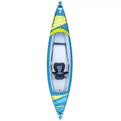 Aufblasbares Kajak Tahe Kayak Air Breeze Full HP1 -Campingausrüstung aufblasbares 1 2 personen tahe kajak kayak air breeze full hp1 draufsicht blaues gelbes zum aufblasen erwachsener kind airbreeze inflatable 1000 2 22552