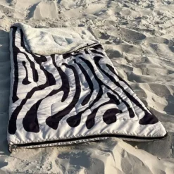 Schlafdecke Bent Vanlife Schlafsack Bentcho; Zebra Druck -Campingausrüstung bent schlafsack wendetasche schlafdecke wendedecke zebra druck schwarz weiss 1000 1 28569