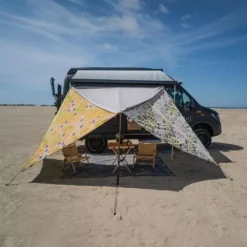 Camping-Sonnensegel Bent TC Zip Canvas Scandinavian, Design: Forrest Blueberrys -Campingausrüstung bent sonnenschutz sonnensegel tc zip canvas scandinavian verschiedene designs 1000 3 28558