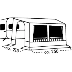 Wintervorzelt Brand Pamir S, Grösse 2 -Campingausrüstung brand pamir s groesse 2 groessenangaben masse winter vorzelt 1000 1 18426