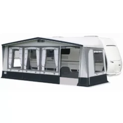 Wohnwagen-Vorzelt Brand Tarifa 280 -Campingausrüstung brand tarifa 280 caravan vorzelt tuer ganz rechts seitenwaende mit je einer tuer 1000 1 18381