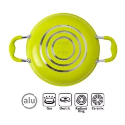 Camping-Kochgeschirr Brunner Popote Juniper 8+1 Ø 24 -Campingausrüstung brunner camping topfset popote juniper geeignet fuer gas elektro und keramik herde 1000 3 28291