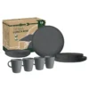 Campinggeschirr-Set Brunner Lunch Box PLA Tierra Magma C16