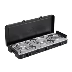 Campingkocher Cadac Dometic 3 Cook Turbo FFD Deluxe, 50 Mbar -Campingausrüstung cadac dometic 3 cook turbo ffd deluxe 3 unabhaengige kochbereiche inklusive zubehoer 6 27803