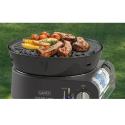 Gaskartuschenkocher Cadac Dometic Safari Chef 30 Compact -Campingausrüstung cadac dometic camping grill safari chef compact 30 picknickgrill mobilgrill 1000 7 23915