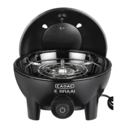 Tragbarer Elektrogrill Cadac Dometic E-Braai 40, Black | Ausstellungsstück -Campingausrüstung cadac dometic elektrischer trischgrill e braai 40 schwarz topfstaender 1000 3 28718