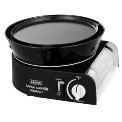 Gaskartuschenkocher Cadac Dometic Safari Chef 30 Compact -Campingausrüstung cadac dometic kompacter gasgrill safari chef compact 30 mbar bajonettkartuschengrill glatte grillplatte 1000 2 23915