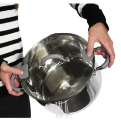 Camping-Kochtopf Eurotrail Gerona Mit Deckel, 3,5 Liter -Campingausrüstung camping kochgeschirr eurotrail gerona induktionskochtopf 3 5 liter 1000 3 19213