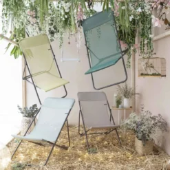 Liegestuhl Lafuma Maxi Transat, Etamine -Campingausrüstung camping stuhl lafuma klappstuhl liegestuhl maxi transat batyline gelb 1000 5 23945