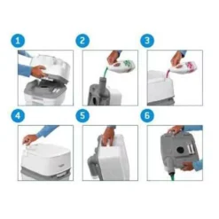 Camping-Toilette Thetford Porta Potti 565, Handpumpe 7 Camping-Toilette Thetford Porta Potti 565, Handpumpe -Campingausrüstung camping toilette thetford porta potti anleitung 3 17630