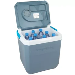 Thermoelektrische Kühlbox Campingaz Powerbox Plus 28L 12/230V -Campingausrüstung campingaz powerbox plus 28 l 12 v 230 v kuehlbox 8x 1 5 liter flaschen 1000 3 24074