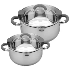 Camping-Kochtopf Eurotrail Gerona Mit Deckel, 3,5 Liter -Campingausrüstung campingkochtoepfe aus edelstahl induktionsgeeignet 1000 8 19213