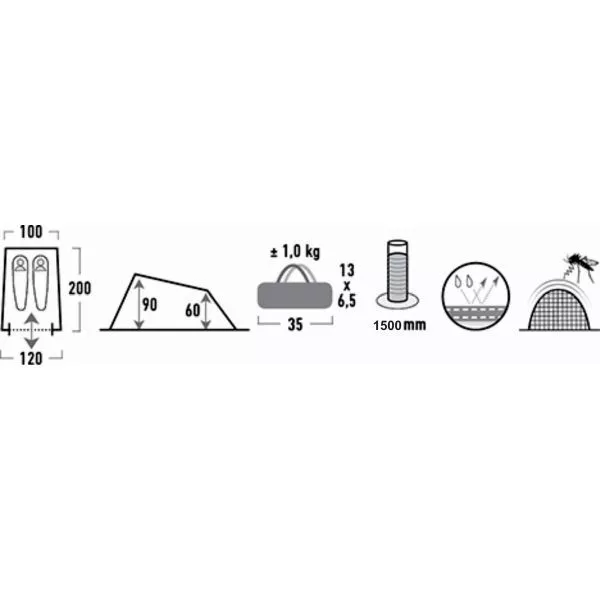 Zelt High Peak Minilite 8 Zelt High Peak Minilite – Bild 8