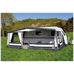 Wohnwagenvorzelt Hahn Zelte Ravenna 240 | 25er Stahl -Campingausrüstung caravanvorzelt vorderwand balkoneffekt hahn zelte ravenna 240 ganzzelt 1000 2 26973