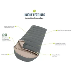 Deckenschlafsack Outwell Constellation -Campingausrüstung constellation deckenschlafsack outwell 1000 5 27900