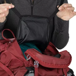 Damenrucksack Osprey Ariel 55 WM/L, Claret Red -Campingausrüstung damenrucksack trekkingrucksack ariel 55 wm l osprey claret red 1000 9 22206