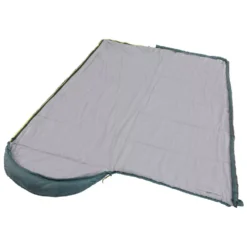Camping-Schlafsack Outwell Campion Lux, Teal | Ausstellungsstück -Campingausrüstung deckenschlafsack outwell campion lux komplett geoeffnet fuer koerpergroesse bis 195 cm 1000 7 28706