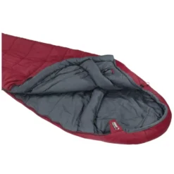 Mumienschlafsack High Peak Hyperion -5 10 Mumienschlafsack High Peak Hyperion -5 -Campingausrüstung doppelter regulierbarer waermekragen roter grauer schlafsack camping trekking outdoor wandern 1000 2 24925