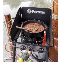 Petromax Gastisch GE45 Mit Einzelbrenner, 50 Mbar -Campingausrüstung draussen kochen grillen petromax dutch ovens fezerpfannen gastisch mit einzelbrenner 1000 6 25961