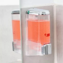 Fiamma Seifen- Oder Shampoospender -Campingausrüstung durchsichtiger dispenser fiamma spender chrome finish badutensilien sanitaer 1000 4 27075
