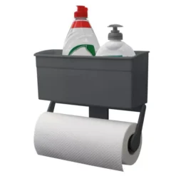 Eurotrail Aufbewahrungsbox Mit Papierrollenhalter, Dunkelgrau -Campingausrüstung eurotrail aufbewahrungsbox mit papierrollenhalter dunkelgrau 2 15801