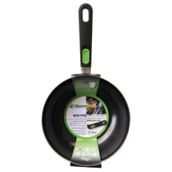 Campingpfanne Eurotrail Wokpfanne Mit Antihaftbeschichtung Ø 28 Cm -Campingausrüstung eurotrail wokpfanne mit antihaftbeschichtung 28 cm keramik induktion campingpfanne bratpfanne wok pan ceramic 6 1000 6 19246