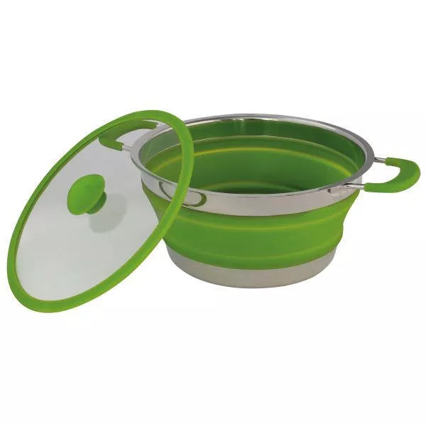 Campingtopf Eurotrail Mit Deckel 3,5 Liter, Grün 3 Campingtopf Eurotrail Mit Deckel 3,5 Liter, Grün – Bild 3