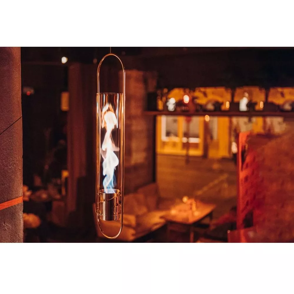 Feuer-Leuchte Höfats Spin 120 Hängefeuer. Silber 6 Feuer-Leuchte Höfats Spin 120 Hängefeuer. Silber – Bild 6