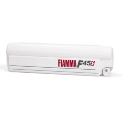 Markise Fiamma F45S 450, Tuch: Royal Grey, Gehäuse: Polar White -Campingausrüstung fiamma fiammastore markise f45s kurbelmarkise wandmarkise markisengehaeuse polar white weiss 1000 4 16190