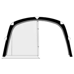 Vorderwand Brunner Skia 400 Frontwall -Campingausrüstung front halbierbar brunner frontwall skia 400 air tech vorderwand frontwand wohnwagen wohnmobil sonnendach 1000 2 26135