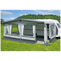 Wohnwagen Ganzzelt Hahn Zelte Lübeck 240 | 28er Alu -Campingausrüstung fronteingang rechtsseitig hahn vorzelt wohnwagen luebeck 240 saison reisecamping 1000 3 27238