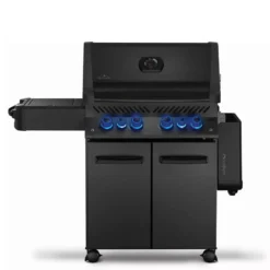 Gasgrill Napoleon Phantom Prestige 500 RSIB, Satin-schwarz -Campingausrüstung gas grill prestige 500 rsib black abklappbare seitenablage napoleon 1000 2 21647