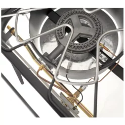 Petromax Gastisch GE90-s Mit 2 Brenner, 50 Mbar -Campingausrüstung gastisch mehrfachbrenner ge90 s piezozuendung edelstahl topftraeger 1000 7 25963