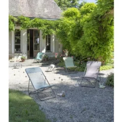 Liegestuhl Lafuma Maxi Transat, Etamine -Campingausrüstung gelber campingstuhl lafuma liegestuhl maxi transat batyline strandstuhl 1000 4 23945