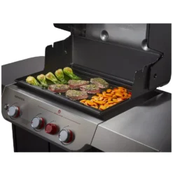 Weber Gusseisen Full Size Grillplatte Für Genesis 300 Serie -Campingausrüstung genesis 300 serie full size plancha weber gasgrills grillplatte 1000 3 24642