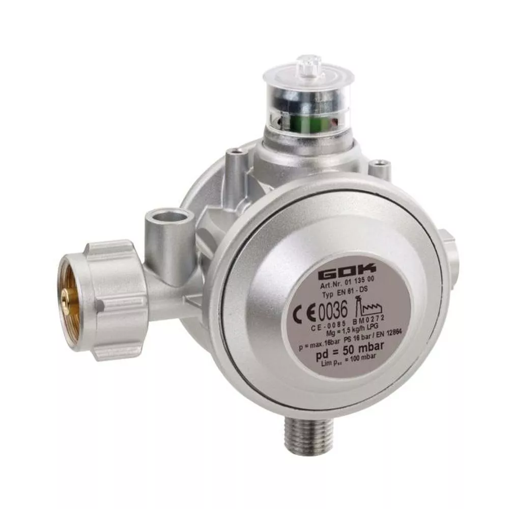 Niederdruckregler Typ EN61-DS GOK Gewerberegler, 50 Mbar 1 Niederdruckregler Typ EN61-DS GOK Gewerberegler, 50 Mbar