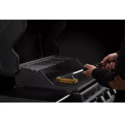 Grillbürste Napoleon Dreireihige Messingbürste -Campingausrüstung grillreinigung napoleon grillbuerste dreiseitig mit kunststoffgriff ideal fuer gussroste 1000 3 21686