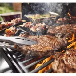 Weber Outdoorküche BBQ-Kitchen, 2er Set Für Genesis E-415 Ohne Seitenkocher -Campingausrüstung grillrost porzellanemailliertes gusseisen gbs weber genesis e415 gasgrill 1000 9 26358