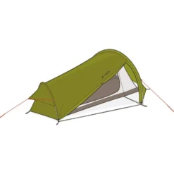 Trekkingzelt VAUDE Arco 1-2P -Campingausrüstung gruenes trekking tunnelzelt vaude arco 1 2p 1000 4 20608