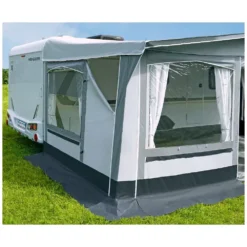 Wohnwagen Ganzzelt Hahn Zelte Lübeck 240 | 28er Alu -Campingausrüstung hahn wohnwagenvorzelt luebeck 240 uebergang seitenwand vorderwand 1000 6 27238