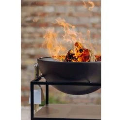 FIRE KITCHEN Mit BOWL 70 Plancha-Grillset Tief -Campingausrüstung hoefats feuerschale bowl70 einfache reinigung grillen raucharmes feuer 1000 5 26346