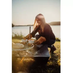 Höfats Grillrost 55 Für Triple Feuerschale -Campingausrüstung hoefats grillrost 55 triple feuerschale feuerstelle campinggrill schalengrill grillen bratrost 1000 2 22397