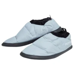 Daunenschuhe Nordisk Mos Down Slippers L (41-43), Arona Blue -Campingausrüstung huettenschuhe hausschuhe himmelblaue daunenschuhe weiches innenfutter nylon polyester nordisk 1000 3 26818