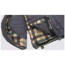 Deckenschlafsack Outwell Camper, Reissverschluss Rechts -Campingausrüstung kapuze mit kissen abnehmbar outwell schlafsack camper grey reissverschluss rechts 1000 2 27921