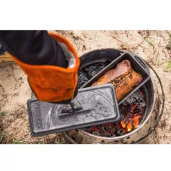 Gusseisen Petromax Kastenform Mit Deckel K4, Volumen 2,4 Liter -Campingausrüstung kastenform mit deckel gusseisen petromax k4 backform rundumwaerme 1000 4 24494