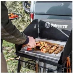 Grillplatte Petromax Grillplatte Für Gastisch -Campingausrüstung kein hitzestau dank lueftungsoeffnungen petromax plancha 1000 6 25965